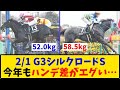 【シルクロードS】「ハンデ出たけど…今年もハンデの差がエグい…」に対するみんなの反応【反応集】