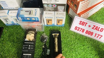 Tông Đơ Cắt Tóc Chuyên Nghiệp / Tông Đơ T9 Pro Full Đèn Led Báo Phần Trăm Pin 