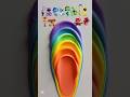 Color Mixing of Emotions and Smiling Critters #colormixing #satisfying #shorts #art #mix