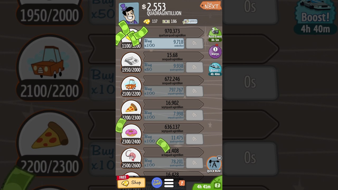 AdVenture Capitalist Gameplay (Earth) Part 37 - YouTube
