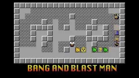 bang and blast man - explosive fun for Atari ST