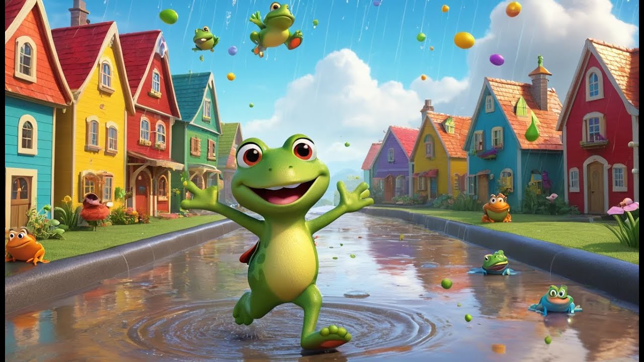 Rain Rain Let’s Go Play | Fun Rainy Day Adventure Song for Kids | Playful Weather Rhyme