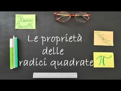 Video: Qual è la proprietà della radice quadrata?