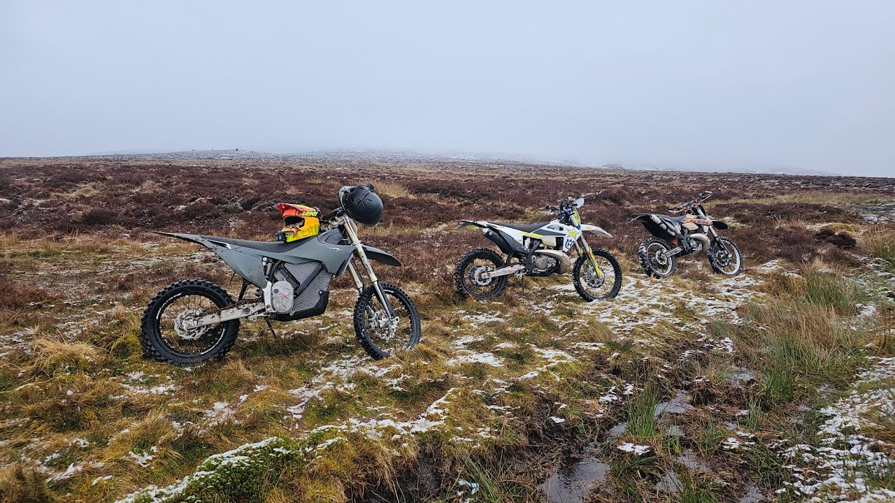 SNOW RIDE UP IN THE HILLS - Scottish Enduro Vlogs Ep9