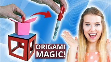 Easy Magic Trick for Beginners With Origami - Make Objects Appear From Nowhere