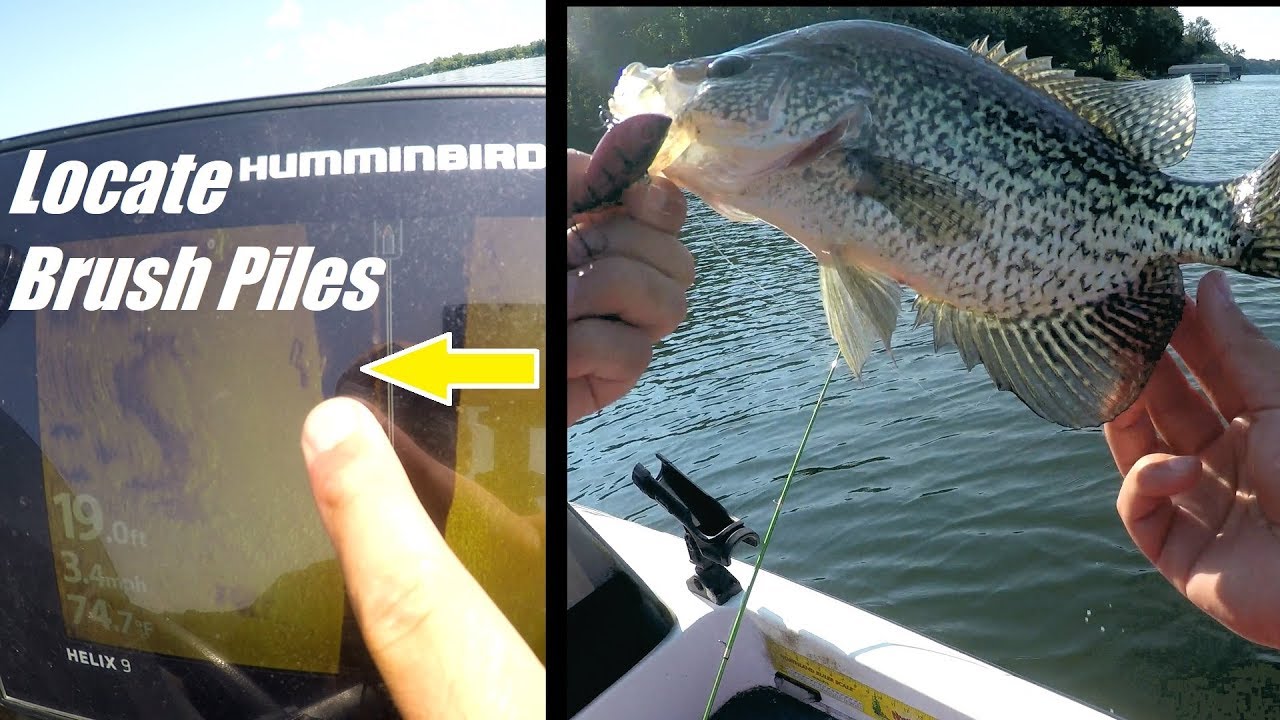 How to Find Crappie and Brush piles on NEW Lakes YouTube