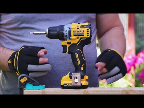 It's absolutely fabulous how powerful this 12V cordless drill is, DeWALT DCD701