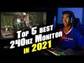 Top 5 best 240hz Monitor in 2021