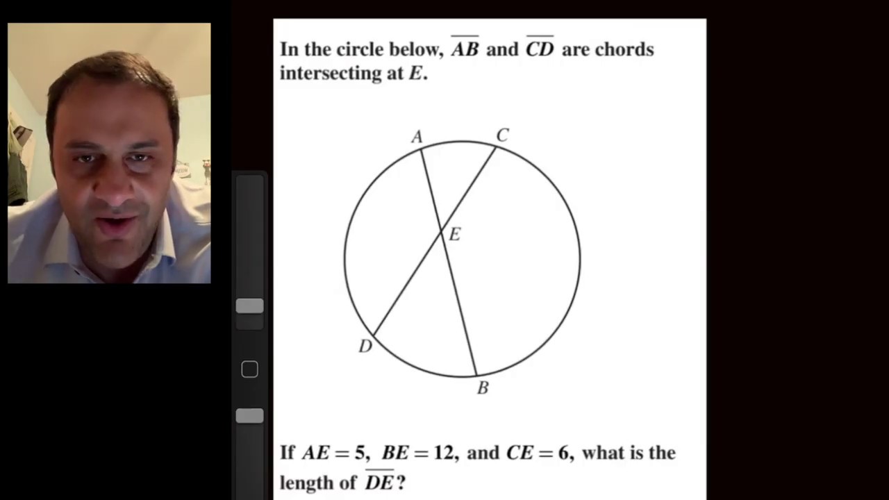 intersecting chords common core geometry homework answers