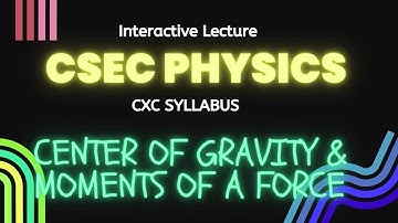 Moments of a Force Calculation | CSEC Physics lesson on Moments of a Force Calculation
