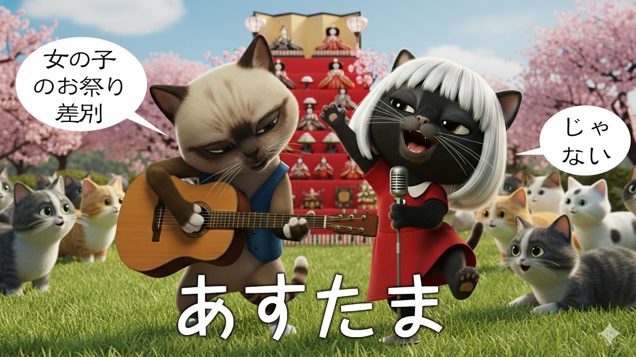 【あすたま放送局】ゆるふわ夫婦ユニットあすたま「もう直ぐ雛祭り！ポンちゃんのお祝いだよ」