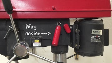 Hate to Adjust the Speed on Your Drill Press?   This Will Make It Easier - 82