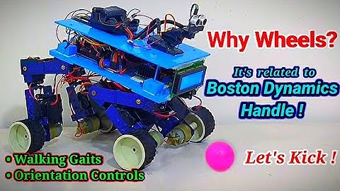 Arduino Quadruped Dog Robot : Inverse Kinematics | Inspired By Boston Dynamics Spot And Handle