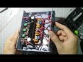 Unbox, first test and make a box for TPA3116D2 2.1 channel Amplifier (2X50W + 100W) #3