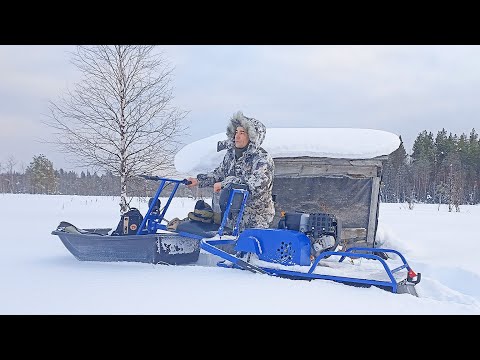 ОХОТА НАЧАЛАСЬ С ПРОБЛЕМЫ / ЛОСИ ПРИШЛИ В ДЕРЕВНЮ / ПРОБИРАЮСЬ ДО  БОЛОТА НА МОТОТОЛКАЧЕ АЛЬБАТРОС.