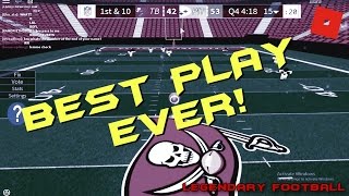 BEST PLAY EVER  (LEGENDARY FOOTBALL FUNNY MOMENTS #1)