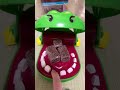 Crocodile eating Chamallows #shorts #asmrsounds #chocolate #marshmallow #toy #ハリボーチョコマシュマロ