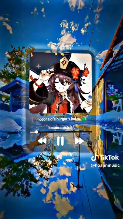 mcdonald's burger x hutao #shortsvideo#anime#