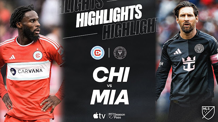 Chicago Fire FC vs. Inter Miami CF | Full Match Highlights | 62K at Soldier Field