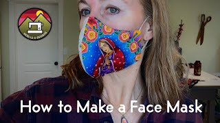 How To Sew a Face Mask -DIY- 1st edition by Noelle O Designs 182,722 views 4 years ago 4 minutes, 21 seconds