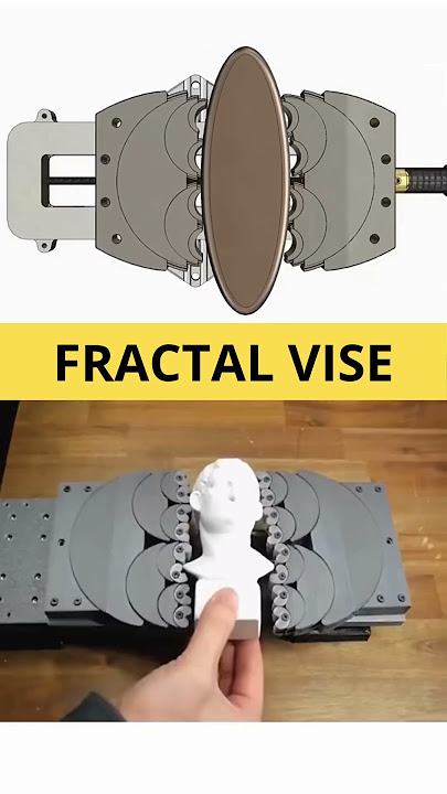 Fractal Vise Explained with Animation 3D #engineering  #mechanical