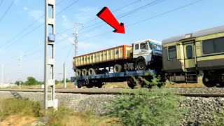 Truck on Train : TOT Trials on Dedicated Freight Corridor | Indian Railway