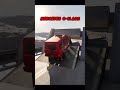 Mercedes Emergency Brake Test | Automatic Braking Saves Lives 🚨 #gamingshorts #ytshortsvideo