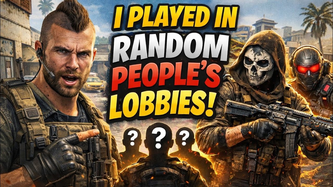 I PLAYED IN RANDOM PEOPLE'S LOBBIES IN COD MOBILE😎