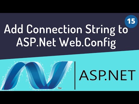 Add Connection String to ASP.net Web.config | Asp.net Tutorial