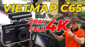 Camera Hành Trình VIETMAP C65 Ghi Hình 4K Quay Trước Sau Cao Cấp, Wifi, GPS - TechGlobal Camera