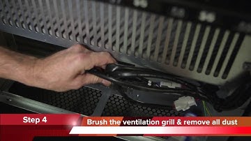 Snap Fitness - How to clean the condenser on a Sorrento vending machine