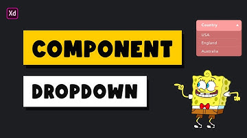 How to create Dropdown menu animation using Adobe XD component state | Tutorial