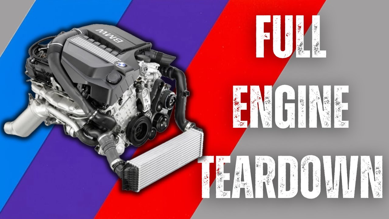 Teardown a BMW N55 (3.0 I6 Turbo) Engine in 8 Minutes - YouTube