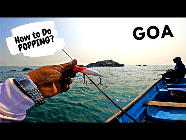 How to do Popping  Fishing at GOA 