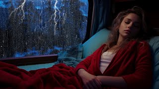 Rain Sounds for Sleeping  Lulled You to Sleep with Rain Sounds on Camping Car Window