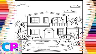Full House with Swimming Pool/Modern Large House with a Bathing Area/Creative Ideas/Art Therapy/Relaxing Guide