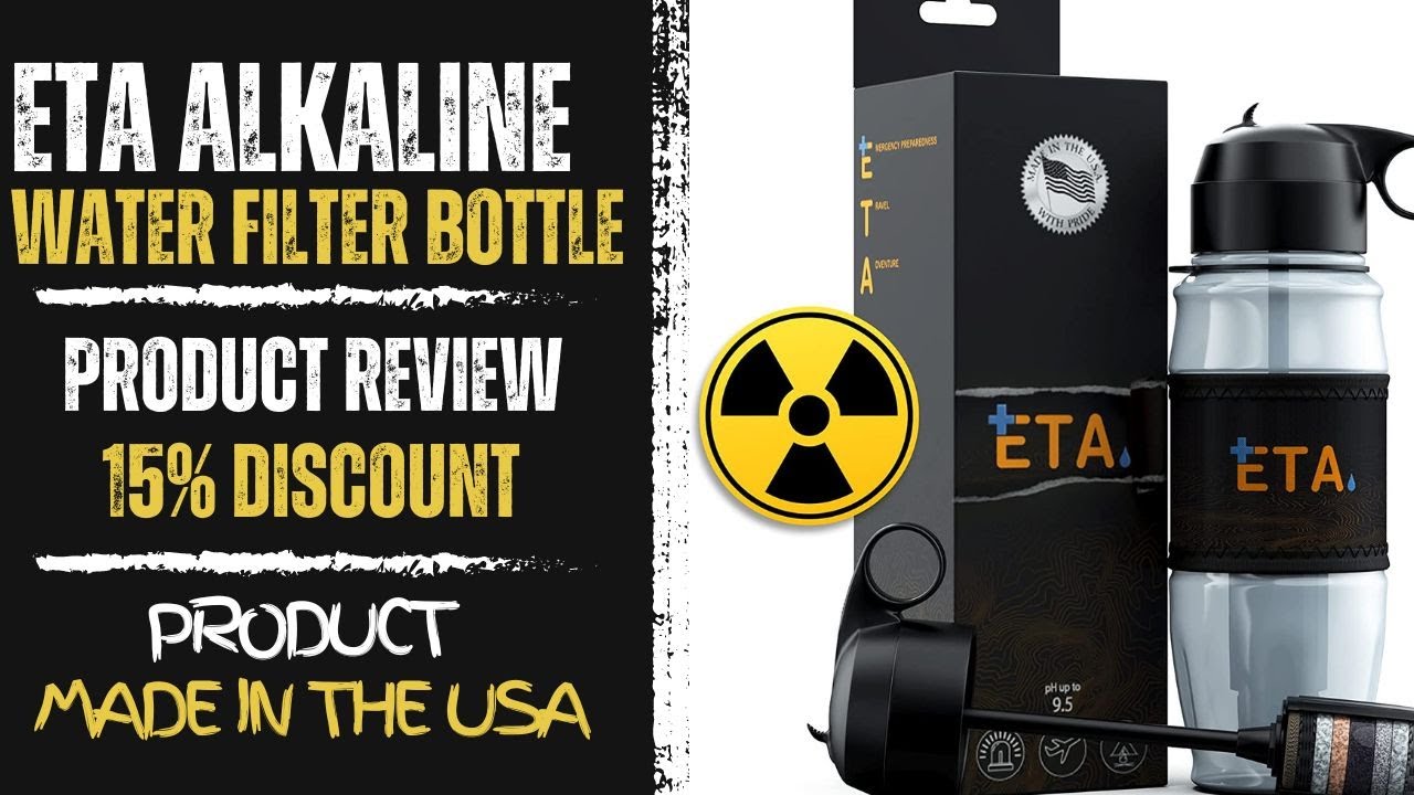 ETA Alkaline Water Filter Bottle - 15% discount - Product Review - YouTube