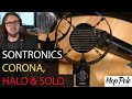 Sontronics Halo, Corona and Solo - fancy looking dynamic mics from the UK!