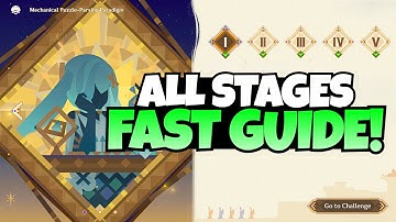 Mechanical Puzzle-Parsing Paradigm FULL Guide (All Stages) | Ruins Exploration Event