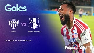 Junior vs. Alianza Petrolera (goles) | Liga BetPlay Dimayor 2023-I | Fecha 11