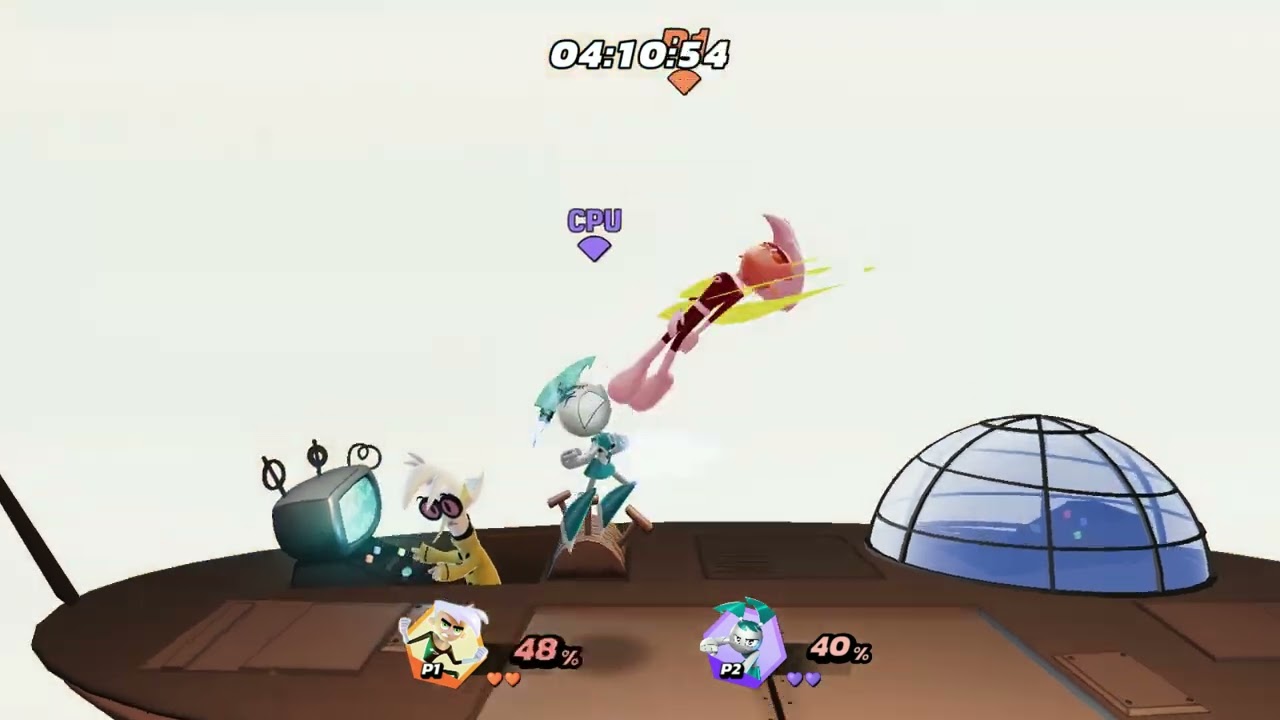 Nickelodeon All-Star Brawl Danny Phantom vs Jenny XJ9