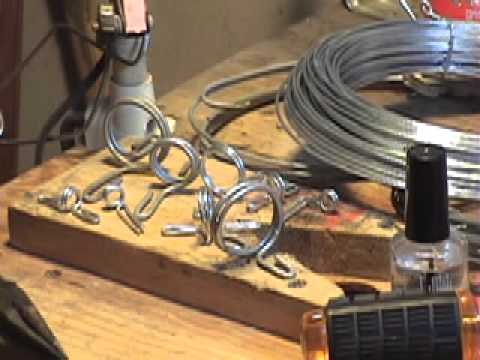 How To Make Wire Fishing Rod Guides For Rod Building/Repair 