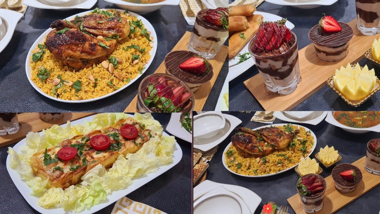 إقتراح 10🌙طبق رئيسي بنين وغراتان فالمول الأسطوري بدون لحوم 💥تحلية قوة فالبنة تحضر في دقيقة 90#food