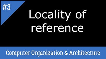 (#1.3) Locality of reference| Computer Organization & Architecture | LOR | COA | GATE 2021