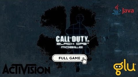 CALL OF DUTY BLACK OPS MOBILE FULL GAME | JAVA GAME | GAME JADUL | OLD GAME