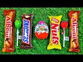 Saitsfying ASMR Video | Mega Unboxing Funny Munz Tins &amp; Mixing Rainbow M&amp;M's Candy in Color Boxes