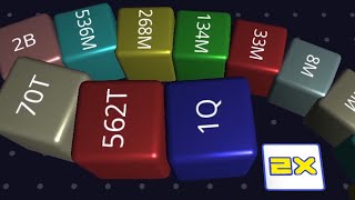 Cube 2048.io Game 🎲 A NEW GAME  🎲 CUBES SNAKE 2048.io Gameplay screenshot 3