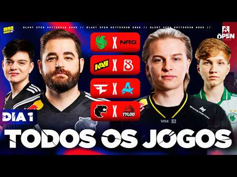 BLAST OPEN ROTTERDAM 2026 (DIA 01) PARTE 2 - TODOS OS JOGOS - COMPLETO