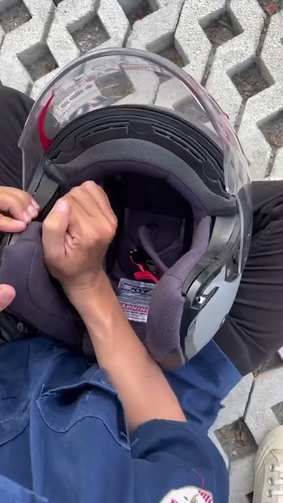 Gantengin helm KYT KYOTO menggunakan intercom