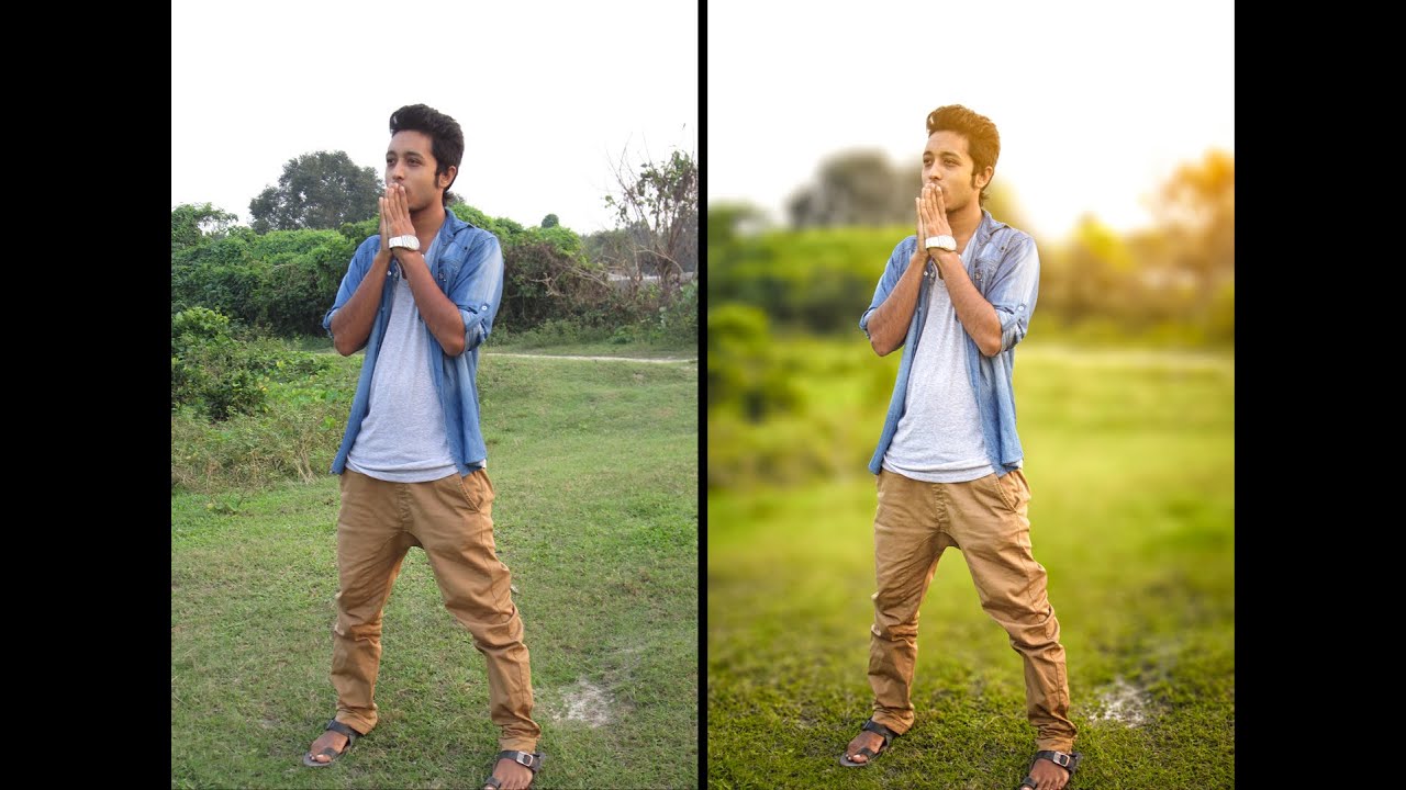 How To Blur Background In Photoshop DSLR Style Photo Effects